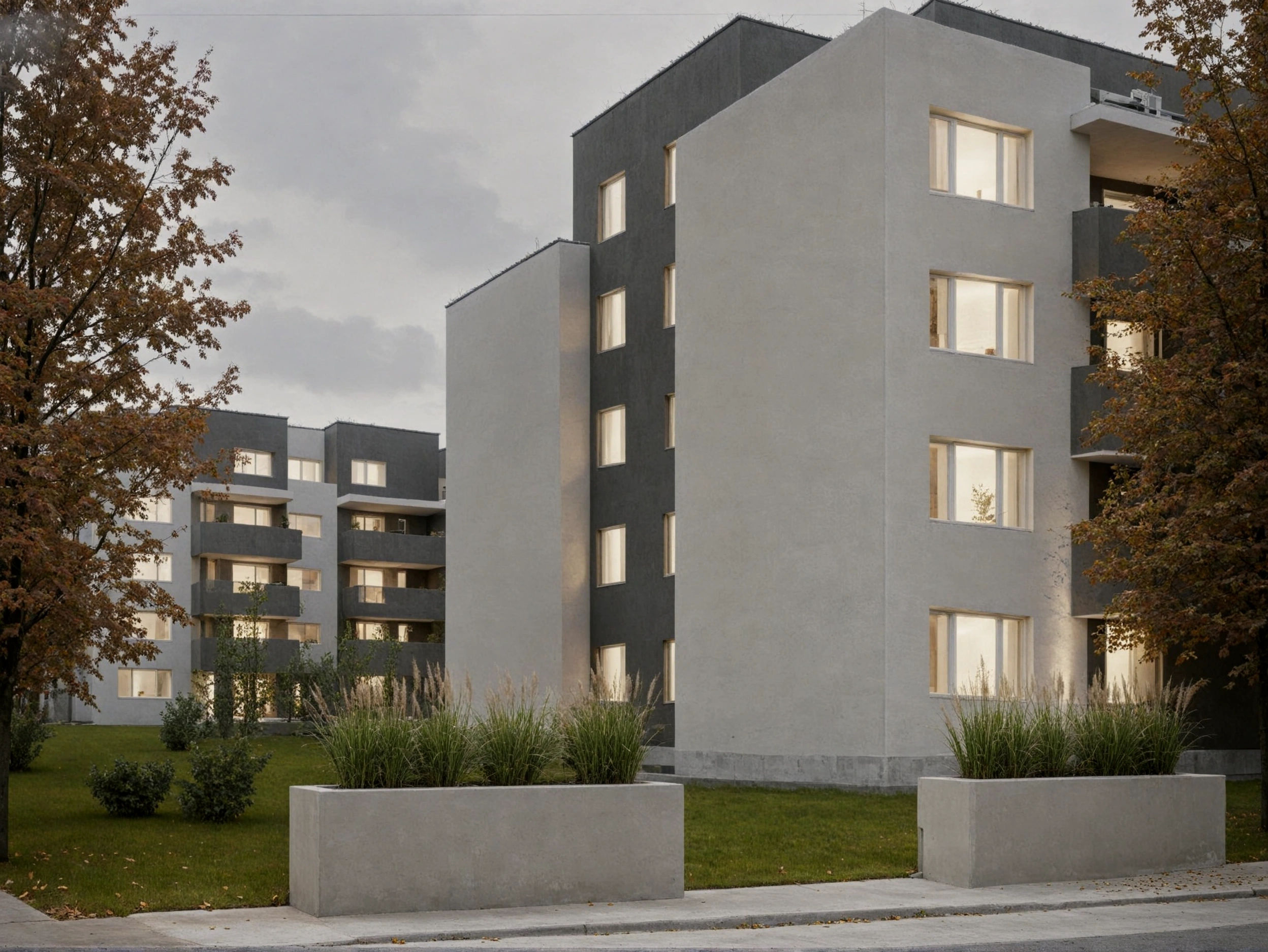 Ansamblu de locuințe sociale_ P+3E+4E